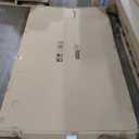 BARNSMITH 42in x 84in Mirror Barn Door with 7FT Sliding Door Hardware Kit Included, 1 Lites Full Length, Solid Wood Water-Proof PVC Surface,No Assembly Required,Black