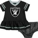 Gerber Girls' NFL Team Jersey Dress and Diaper Cover (18 Months)(Las Vegas Raiders)