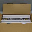 Battery Operated Wall Sconces Set of 2, 10000mAh Rechargeable Wall Lights, Easy Install 360 Rotate 3000K-6000K LED Wireless Wall Light Decor for Bedroom Living Room Hallway Picture Lighting Gallery (Black)