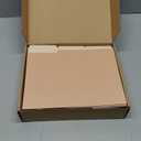 SUNEE File Folders Letter Size Pastel Colors, 100 Pack Manilla Folders 8.5 x 11 1/3-Cut Tabs, Colored File Folders Office Home School for Documents Files Paper