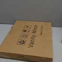 ROLOVE Vanity Mirror with Lights, 14"×12" LED Makeup Mirror, Lighted Makeup Mirror with Lights, Smart Touch Control 3 Colors Dimmable, Lighted Up Mirror for Makeup Desk, Bedroom, Women Gift