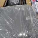 EAST OAK Courtyard Patio Furniture Set, 4-Piece Outdoor Patio Set with Sofa, Removable & Washable Deep Seating Cushion, Tempered Glass Table, Outside Patio Conversation Sets, Black & Dark Grey (Courtyard-light Coffee & Beige)