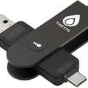 Thetis Pro FIDO2 Security Key, Two Factor Authentication NFC Security Key FIDO 2.0, Dual USB A Ports & Type C for Multi layered Protection (HOTP) in Windows/ MacOS/ Linux, Gmail, Facebook, Dropbox, Github