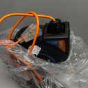 DEWENWILS Extension Cord Reel with Twist-lock Stopper, Power Retractable Cord Reel, Lightweight and Portable, Brighter Triple Tap Outlet, for Home Maintenance, Garages, Workshops, Orange