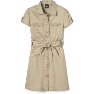 French Toast Girls' Short Sleeve Safari Dress Size 10