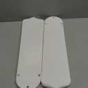 10Pcs Replacement Fan Blades for 42 52 Ceiling Fan Waterproof Weatherproof Fan Blades Replacement for Broken Substitution Replacing Indoor Outdoor Summer(White,42 Inch)