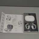 iHome Wireless Earbuds with Charging Case, Water Resistant Bluetooth Earphones with Microphone and Touch Control, White