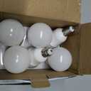 Maelsrlg E17 Intermediate Base LED Bulb, 6W (60 Watt Equivalent) G14 Globe Ceiling Fan Light Bulbs, Daylight White 5000K, 600 Lumens, Non-Dimmable, Pack of 6