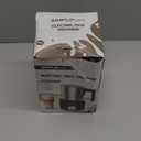 SIMPLETASTE Milk Frother, 4 in 1 Electric Milk Steamer, 16.91oz/500ml Automatic Warm and Cold Foam Frother for Coffee, Latte, Macchiato, Cappuccino, Hot Chocolate, Easy to Clean