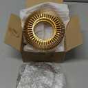 Teapot Warmer, Aluminum Tea Warmer with Wooden Base, Candle Heater for Heating Tea, Coffee, Milk, Food,Camping and Traveling, Universal Teapot Heater (Large-with Wooden Base)