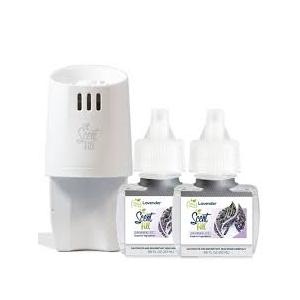 Scent Fill 100% Natural Lavender Vanilla Plug in Air Freshener, Scented Oil Refills, 2 Refills