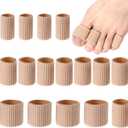 BlToe Cushion Tube Sleeves Soft Gel Corn Pad Protectors for Cushions Corns, Blisters, Calluses, Toes and Fingers