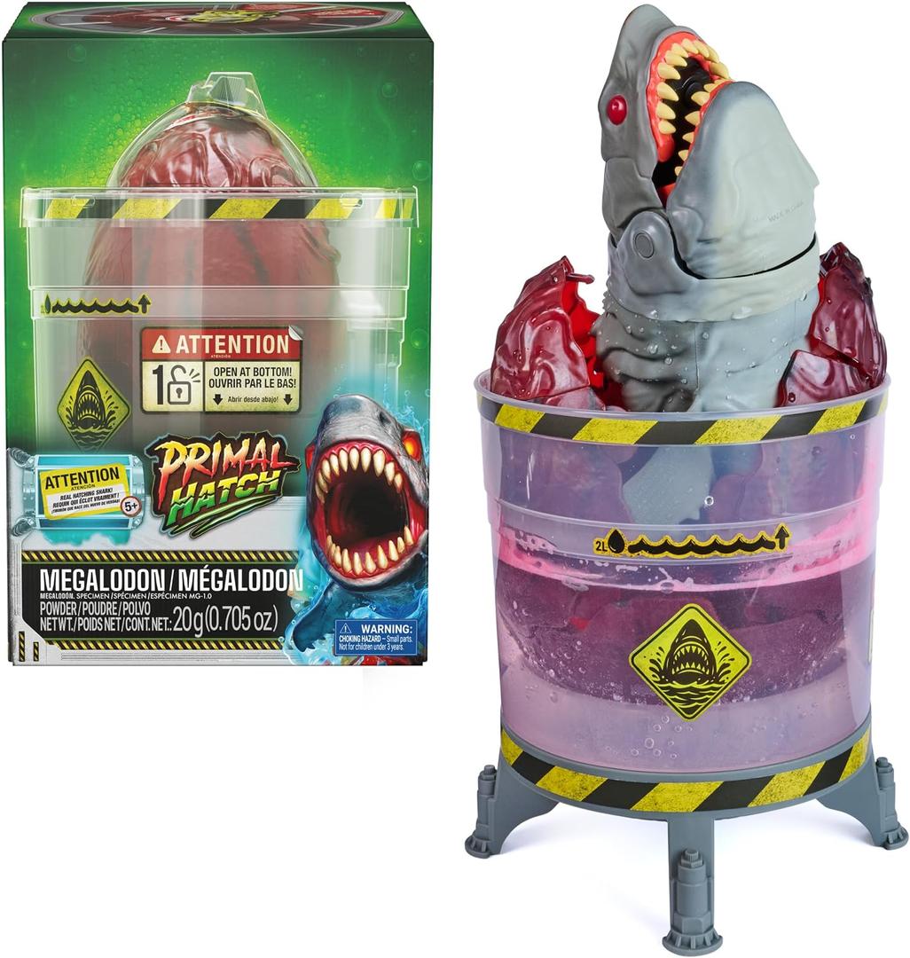 Primal Hatch Megalodon Hatching Shark Egg Interactive Toy, One Size