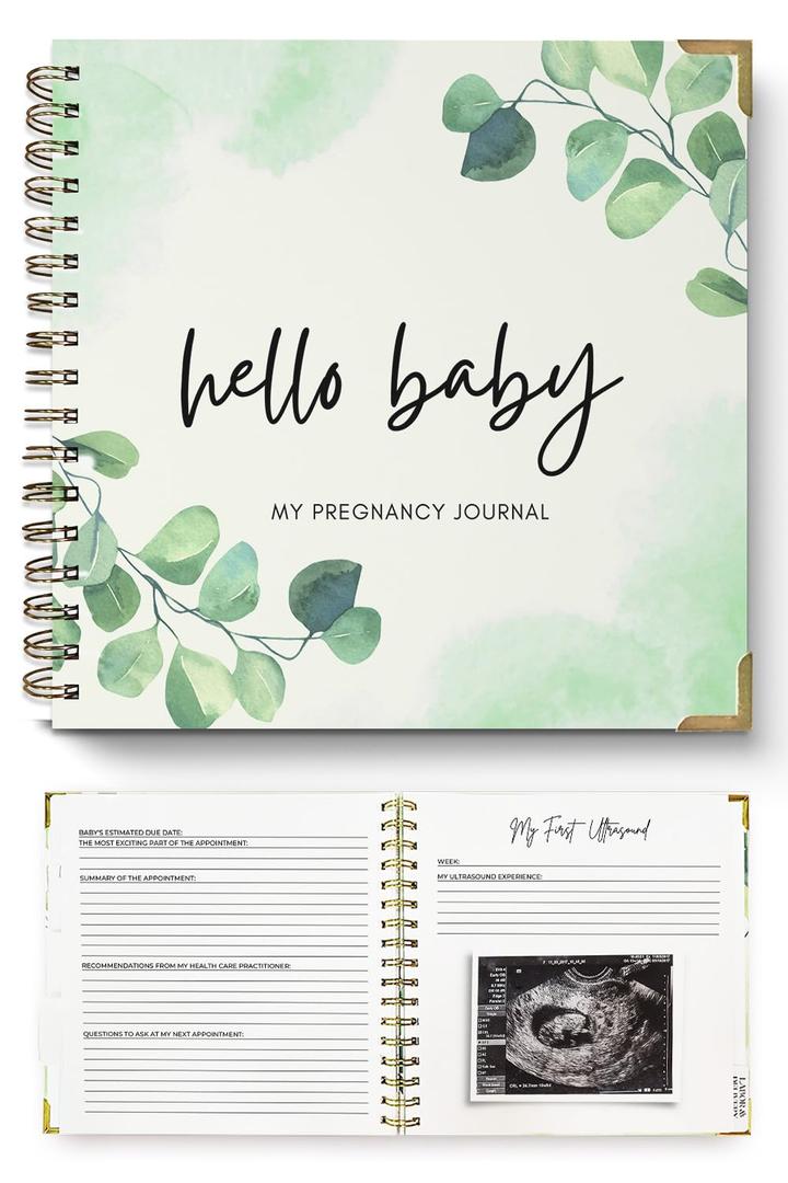 LUMOSX Pregnancy Journal for First Time Moms 2024 - Baby Book Memory - Baby Journal Is a Pregnancy Must Haves, Best Gifts For Expecting Moms, Baby Shower Gifts