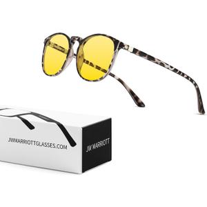 JW MARRIOTT Blue Light Blocking Glasses,Blue Light Glasses Women Men,Anti Blu-Ray Clear Gaming Glasses Lense