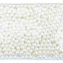 FM FM42 500g/980pcs 10mm No Hole Ivory Simulated Pearl Beads for Crafts