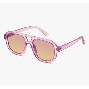 livho Trendy Polarized Square Aviator Sunglasses Women Men Square Eyewear Frame, Retro Sun Glasses for Women Men 2025 Shades