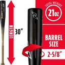 Franklin Sports Youth Baseball Bat - Heist Kids Baseball Bats for Ages 8-12 - 2 5/8" Inch Big Barrel Kids Metal Bat - Youth Drop -9 + -10 Aluminum Bats - USA Baseball - 26" to 30" Bats, 30"/21 oz