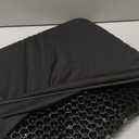 Black Royal Seat Cushion - Seat Cushion for The Car Or Office Chair - Temperature Neutral Grid