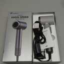 VivaEase Hair Dryer, 160000 RPM High Speed 1400W Professional Hairdryer, 500 Million Negative Ionic Hair Dryer, 3 Speeds and 5 Temps Fast Drying Hair Blow Dryer with Magnetic Nozzle for Home Salon