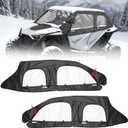 KEMIMOTO PRO XP4 Cab Enclosure Upper Doors Compatible with 2020-2026 Polaris RZR PRO XP4, Upgraded YKK Zipper with Backup Zipper Winter Solution Upper Window Replace 2884665