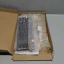 Pinzoveco Jewelry Organizer, 4 Tier Earring Holder Organizer with Base Tray, Jewelry Holder Organizer Stand for Necklaces Holder, Rings, Bracelets, Jewelry Display and Storage (Golden and Black)