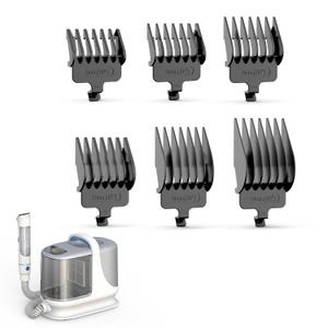 oneisall 6Pcs Attachment Guide Comb Guards for BM3 Dog Grooming Vacuum, 3/6/9/12/15/18mm Professional Trimming Combs for All Body Parts