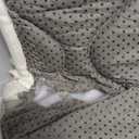 Bubble bear Dog Crate Mat - Ultra Soft, Washable & Anti-Slip Kennel Pad for Small/Medium/Large Dogs, Dark-Hued to Hide Stains (42"x28") (Gray)