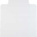 Staples Office Chair Mat, Clear Floor Mats with Lip, Flat-Pile Carpets, Extended Under-Desk Coverage, 35.5" x 47.5 Inch, Smooth Glide