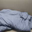 CozyLux Queen Comforter Set Grayish Blue, 3 Pieces Solid Comforters Queen Size Breathable Bedding Sets, Dusty Blue Luxury Soft Lightweight Bed Set with Down Alternative Comforter and 2 Pillowcases