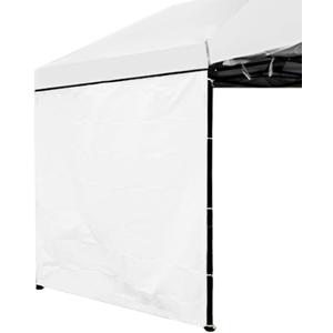 Ultralight 10x10 Canopy Sidewalls Tent Side Walls with Tie Rope only 1 Piece, Pure White