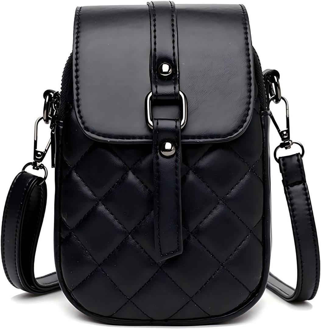 Cross-body bags for women Womens Purses Phone Purse Minimalist Purses Ladies BagSingle-shoulder Crossbody Handbag (1#black)