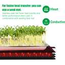 RooTrimmer 10 Pack Stainless Metal Trays, Stainless Steel Seed Starter Carry Tray for Nursery Seedling Pots Water Collection Transplantation (10.63 inch×14.17 inch, 1.18" Height)
