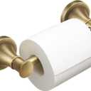 BESy Wall Mounted Toilet Paper Roll Holder Rustproof Tissue Paper Holder Bathroom Flexible Pivoting Handle Toilet Tissue Roll Holder, Antique Brass, Stainless Steel