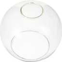 Luxshiny Clear Glass Globes for Light Fixtures Replacement 150mm Clear Round Glass Globe Lampshade Cover for Pendant Light Wall Sconce Chandelier - Clear