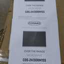 COSMO COS-2413ORM1SS 24 in. Stellar Collection 1.34 cu. ft. Over the Range Microwave in Stainless Steel with Vent Fan