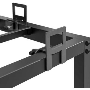 Non Slip Mattress Gaskets, Mattress Holder in Place Gripper for Metal Bed Frame, Keep Mattress from Sliding Gripper, Adjustable, 6 PCS, Black