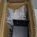 4 Pack 4x4 Heavy-Duty Post Caps Tie Bracket(Actual 3.5"x3.5"), High-Carbon Steel Wood Beam Support, Beam-Hanging Fixtures,Steel Post Anchor Connector, for Gazebo, Deck & Porch Post to Beam (Black)