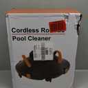 Cordless Robotic Pool Cleaner, Lasts 120 Min, Smart Sensor, Automatic Vacuum for Above-Ground Pools up to 914 Sq.ft, Portable