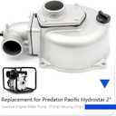 2 inch Water Pump Body Housing with 4 Bolts on Water Inlet Replacement for Predator for Pacific Hydrostar 2" Engine Aluminum Water Pump for Model AWP50