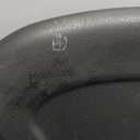 VEVOR Universal Lawn Tractor Seat Replacement, Compact High Back Mower Seat, Black Vinyl Forklift Seat, Central Drain Hole Skid Steer Seat with Mounting Bolt Patterns of 8" x 11.5" & 11.25" x 11.5"