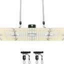 VIVOSUN LumaLight 200W LED Grow Light, Full Spectrum Plant Light, Smart Dimmable & High PPFD for Indoor Plants Seedling Vegetables Bloom, Fits 24/33 Grow Tents