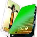 For iPhone 17 Pro Privacy Screen Protector [Auto Dust Install] 6.3 inch Tempered Glass Full Coverage Anti-Blue Light Anti Spy No-Bubble Gradient Green Easy Installation[HD Clarity]