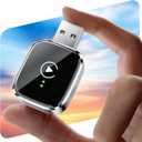 Redlake Wireless CarPlay Adapter for iPhone 2025 Wireless Apple CarPlay Adapter Mini Size with Cable USB & USB-C/Type-C Plug and Play Stable Connection and No Delay