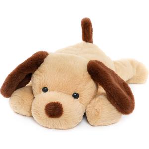Weighted Puppy Dog Stuffed Animal Plush Toy for Kids and Adults with Embroidered Eyes and Removable Weight Pack - 21.5 Inches, 2.3 lbs