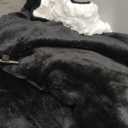 yescool Wearable Blanket Hoodie, Flannel Sherpa Fleece Blanket Sweatshirt for Adults Women Men,One Size Fits All (Black)