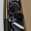 Leebein Electric Spin Scrubber, 2025 Upgraded Cordless Cleaning Brush Scrubber, IPX7 Waterproof Power Scrubber with 7 Brush Heads, Extended Handle and 2 Speeds for Bathroom Shower Bathtub Floor (Black)