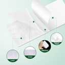 4.4" x 10 FT Hook and Loop Tape for Couch Cushions, Heavy Duty Adhesive Tape Roll, Anti Slip Rug Gripper, Wall Adhesive Strips, No Punching Wall Mounting