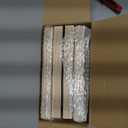 Wenqik 4 Pack Beaded Wood Canvas Panels Unfinished Wooden Blank Framed Signs Boho Style Panel Boards Square Plaques for DIY Crafts Painting Pouring Drawing Art Projects(8 x 8 Inch)