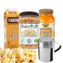 Perfectware Movie Night Popcorn Set (Popcorn Kernels, Salt, Oil and Shaker), Expiry: 03/26/2026